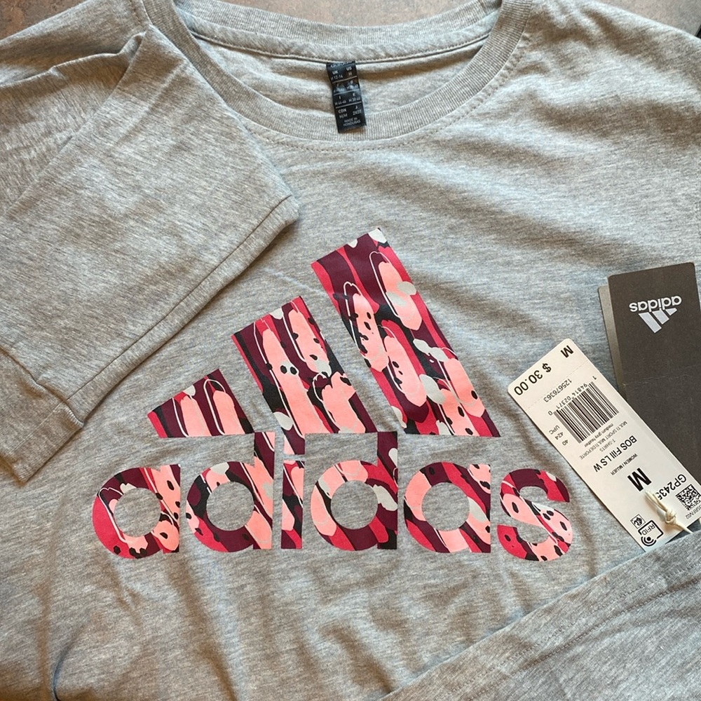 Womens Adidas long sleeve medium grey